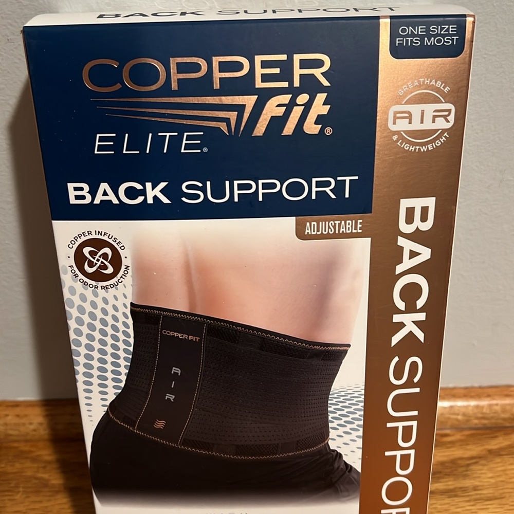 NIB Copper Fit Elite back support Belt